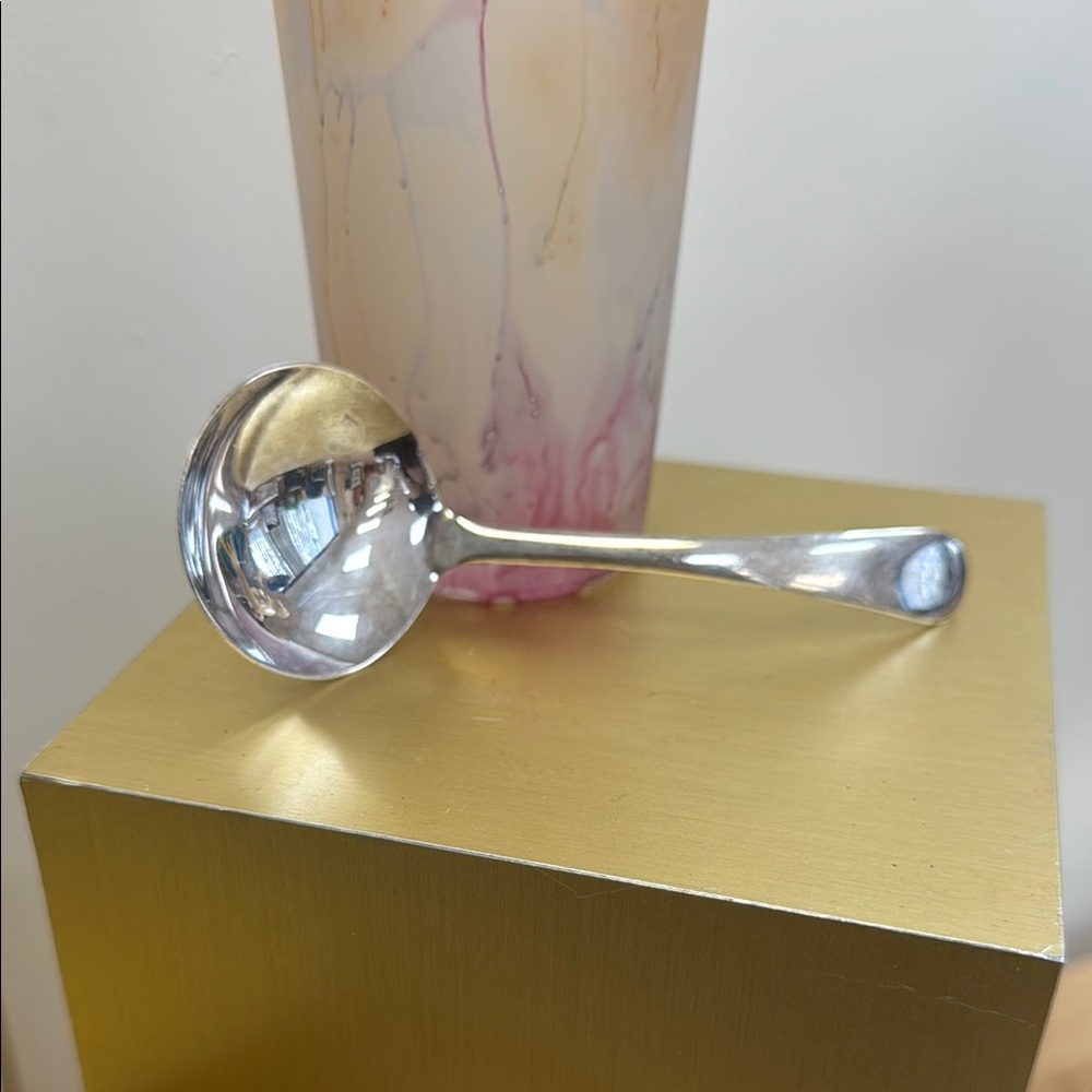 UNKOWN Plain Sauce Ladle made in England SilverPlated